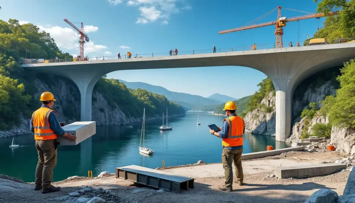 explore the essential materials and techniques involved in using concrete for bridges. this guide provides insights into the best practices for durability and safety in bridge construction, highlighting innovative methods and industry standards.